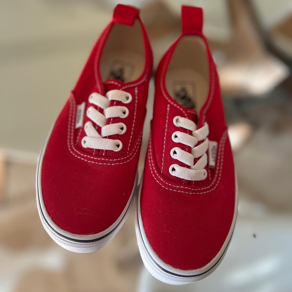New kids vans lace up sneakers